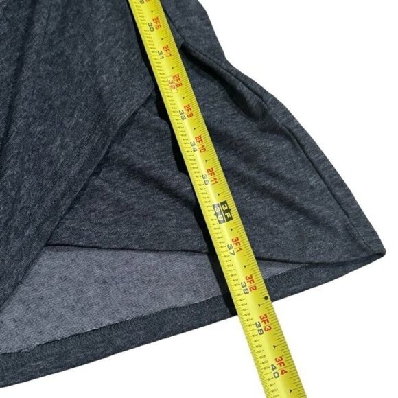 NEW Leith Ruched Bodycon Crossover Tank Dress in Charcoal Summer Comfort Size M - Picture 11 of 11